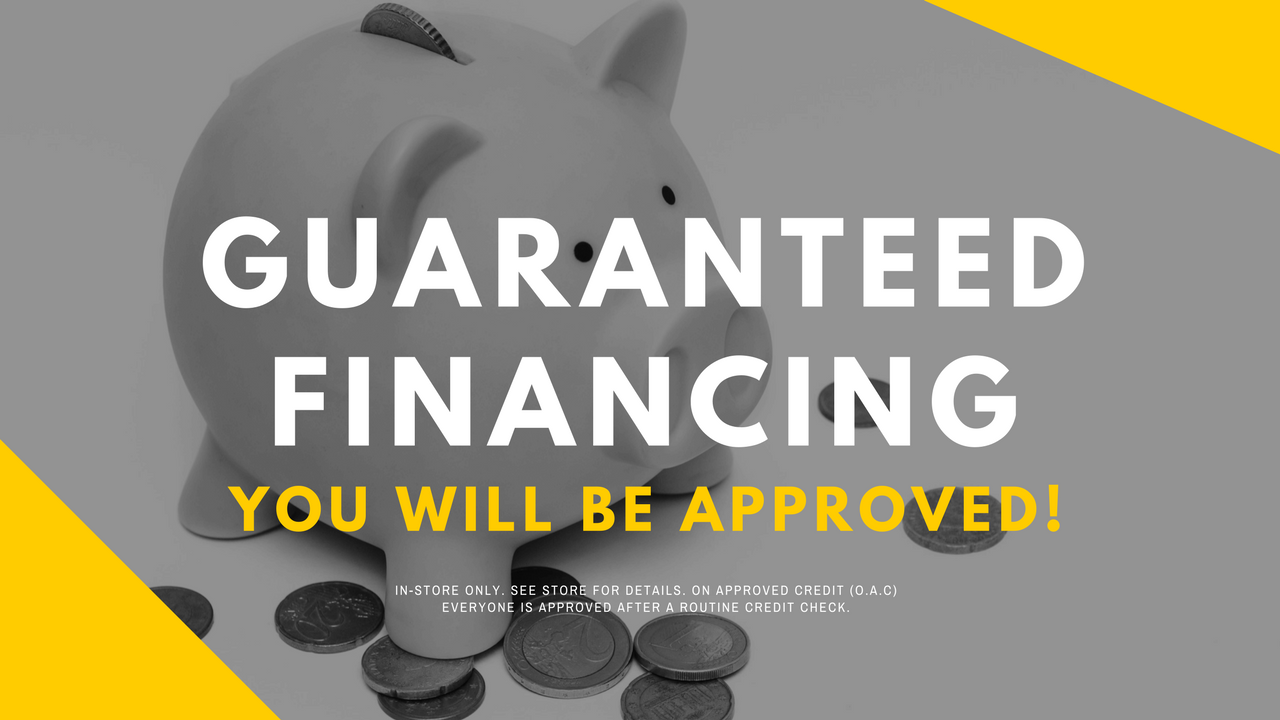 GUARANTEED FINANCING! YOU WILL BE APPROVED!